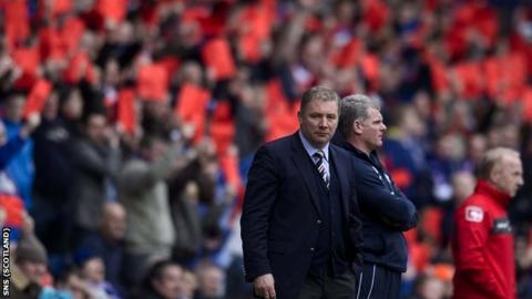 Rangers manager Ally McCoist