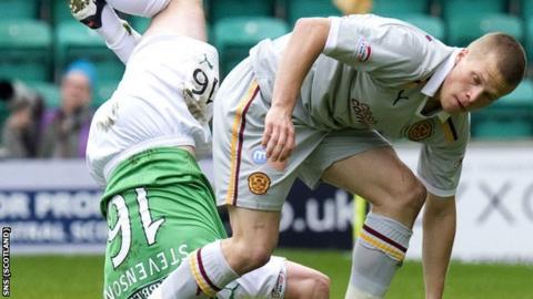Motherwell striker Henrik Ojamaa