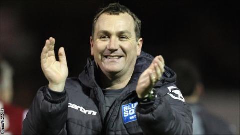 Fleetwood Town manager Micky Mellon