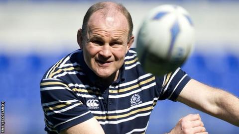 Scotland head coach Andy Robinson