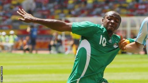 Nigerian striker Isaac Promise