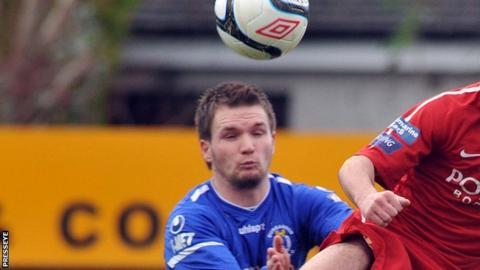 Ryan Harpur scored Dungannon's late winner at Stangmore Park.