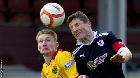 Partick Thistle's Chris Erskine and Falkirk's Darren Dods