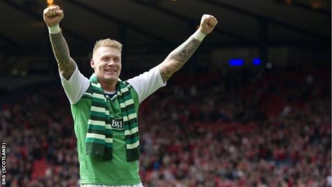 Hibs striker Garry O'Connor