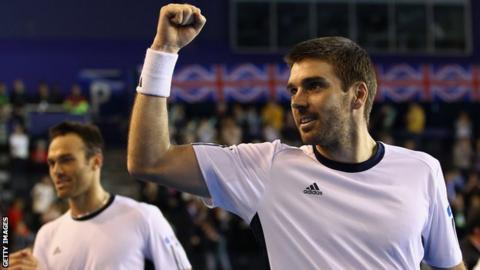Scottish doubles player Colin Fleming