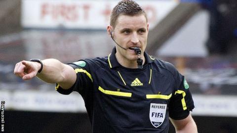 Scottish referee Steven McLean
