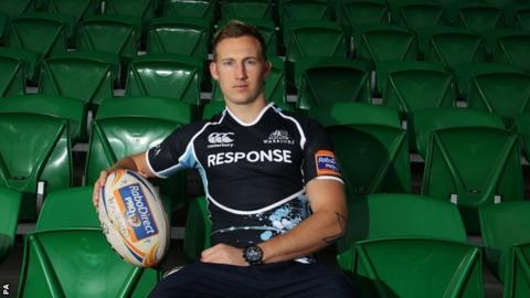 Glasgow Warriors centre Byron McGuigan