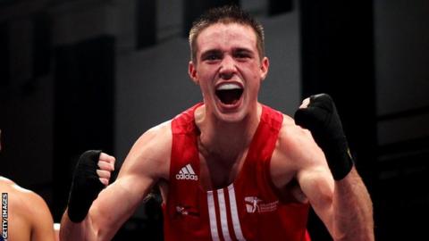 Lightweight boxer Josh Taylor