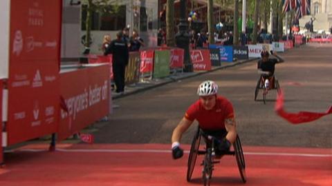 Britain's top wheelchair racer David Weir
