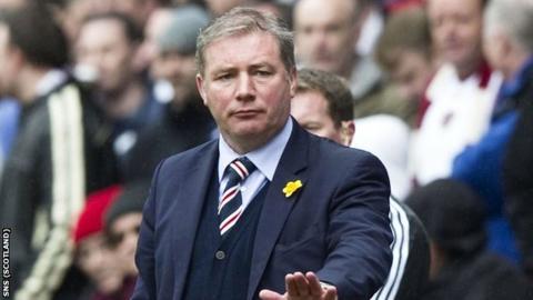 Rangers manager Ally McCoist