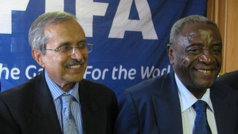 Justice Ebrahim and Cuthbert Dube