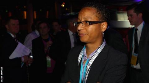Team GB coach Hope Powell at the group stage draw