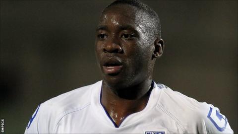 Tranmere Rovers striker Lucas Akins