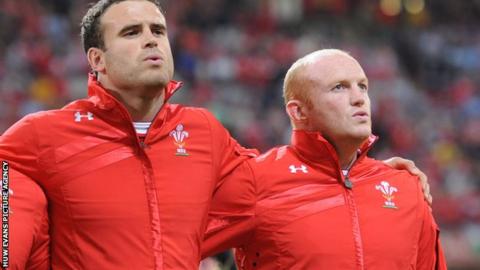 Jamie Roberts and Martyn Williams