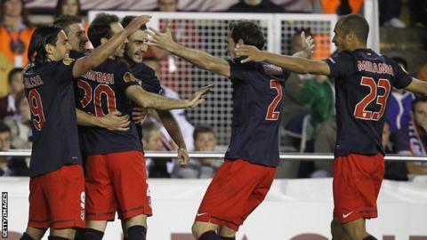 Atletico Madrid celebrate