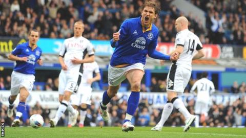 Jelavic scored twice before half time
