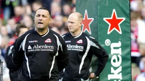 Edinburgh head coach Michael Bradley