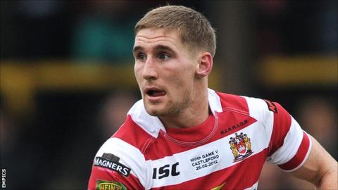 Wigan Warriors full-back Sam Tomkins