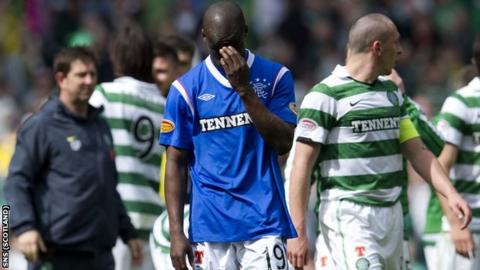 Rangers lost 3-0 to Old Firm rivals Celtic on Sunday