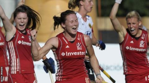 Great Britain celebrate