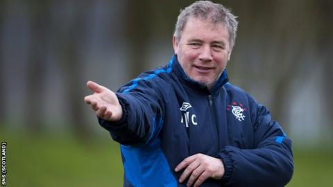 Rangers manager Ally McCoist