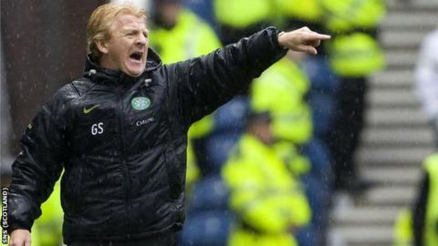 Strachan won six major honours as Celtic manager