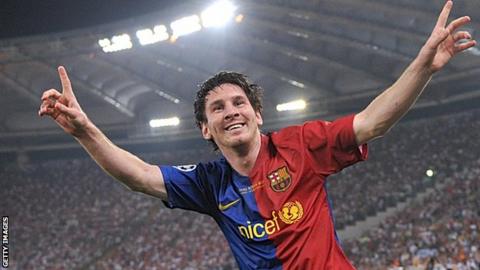 Barcelona forward Lionel Messi