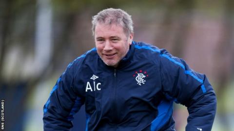 Rangers manager Ally McCoist