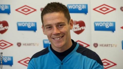 Outgoing Hearts midfielder Ian Black