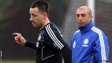 Chelsea's John Terry and Roberto di Matteo