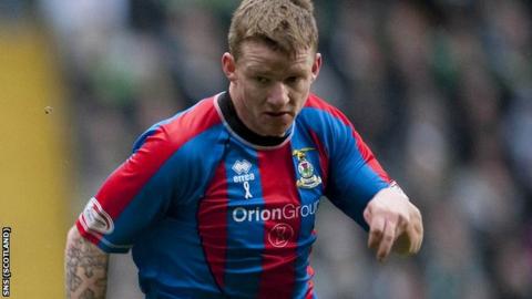 Inverness winger Jonny Hayes