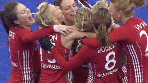 GB women celebrate