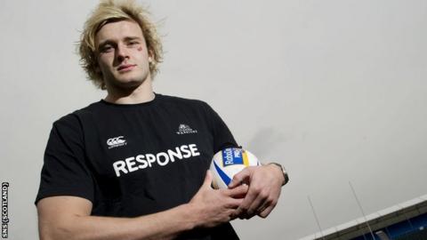 Glasgow Warriors lock forward Richie Gray