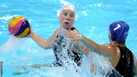 Great Britain's Francesca Painter Snell takes a shot at last weekend's Olympic test event