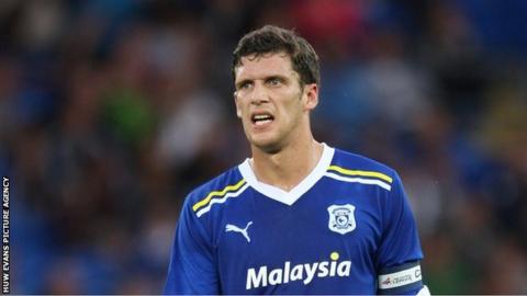 Cardiff City defender Mark Hudson