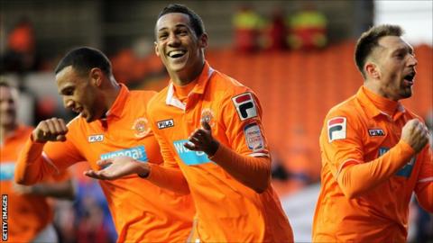 Blackpool midfielder Tom Ince