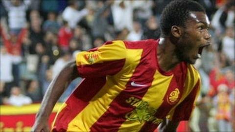 Zambian striker Rodgers Kola