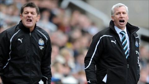 John Carver and Alan Pardew