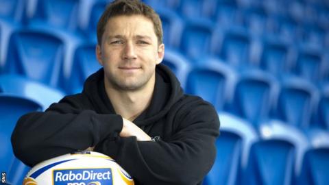 Glasgow Warriors scrum-half Chris Cusiter