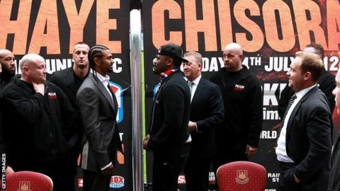 David Haye faces Dereck Chisora