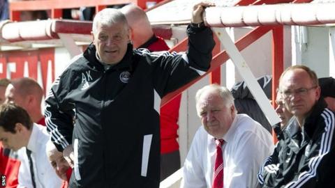 Archie Knox, Craig Brown and Jim Leighton