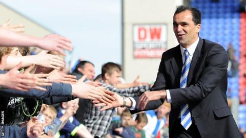 Wigan manager Roberto Martinez