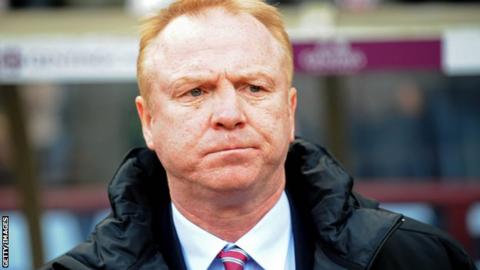 Alex McLeish sacked by Aston Villa after just one season in charge