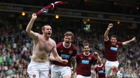 Hearts striker Craig Beattie