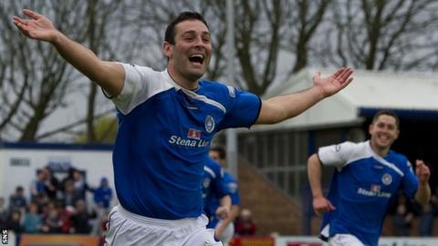 Mckeown opened the scoring for Stranraer in the first leg at Stair Park