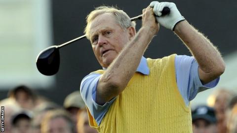 Golfer Jack Nicklaus