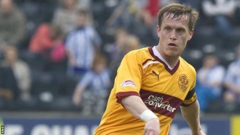 Motherwell full-back Steven Hammell