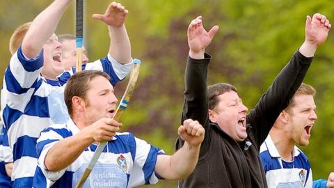 Newtonmore celebrate