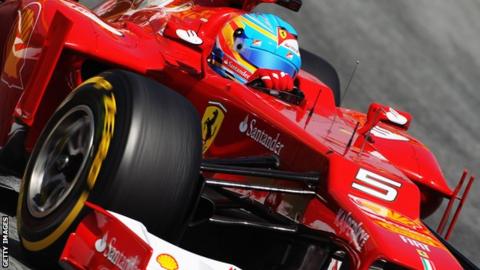 Fernando Alonso of Spain for Ferrari