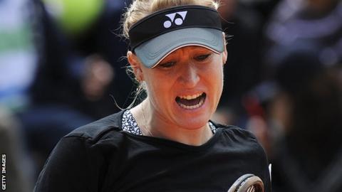 Elena Baltacha loses in the first round of the WTA Strasbourg International